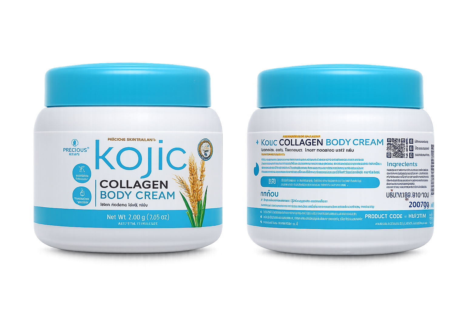 Precious Skin Thailand Kojic Collagen Body Cream – 200g